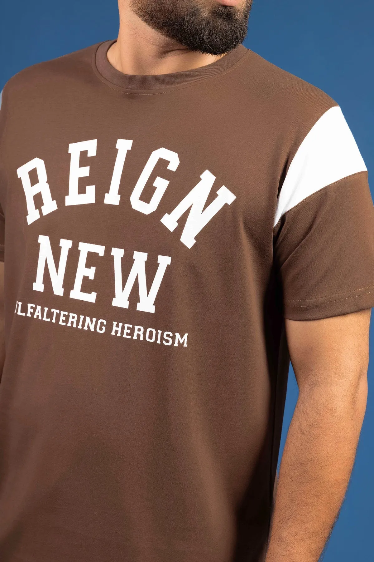 Reign New Printed T-Shirt (Plus Size) - S23 - MT0306P