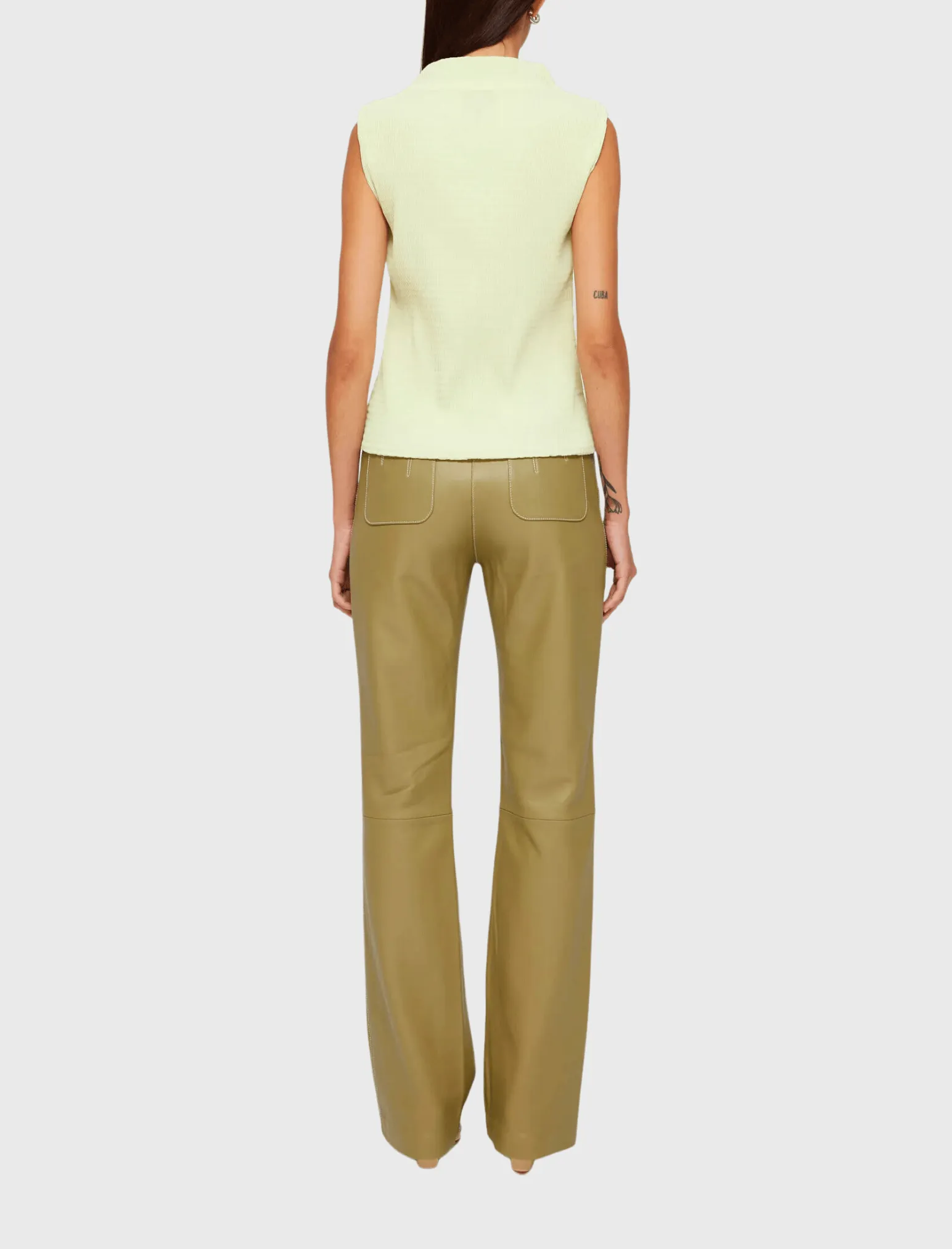 Sleeveless Textured Top