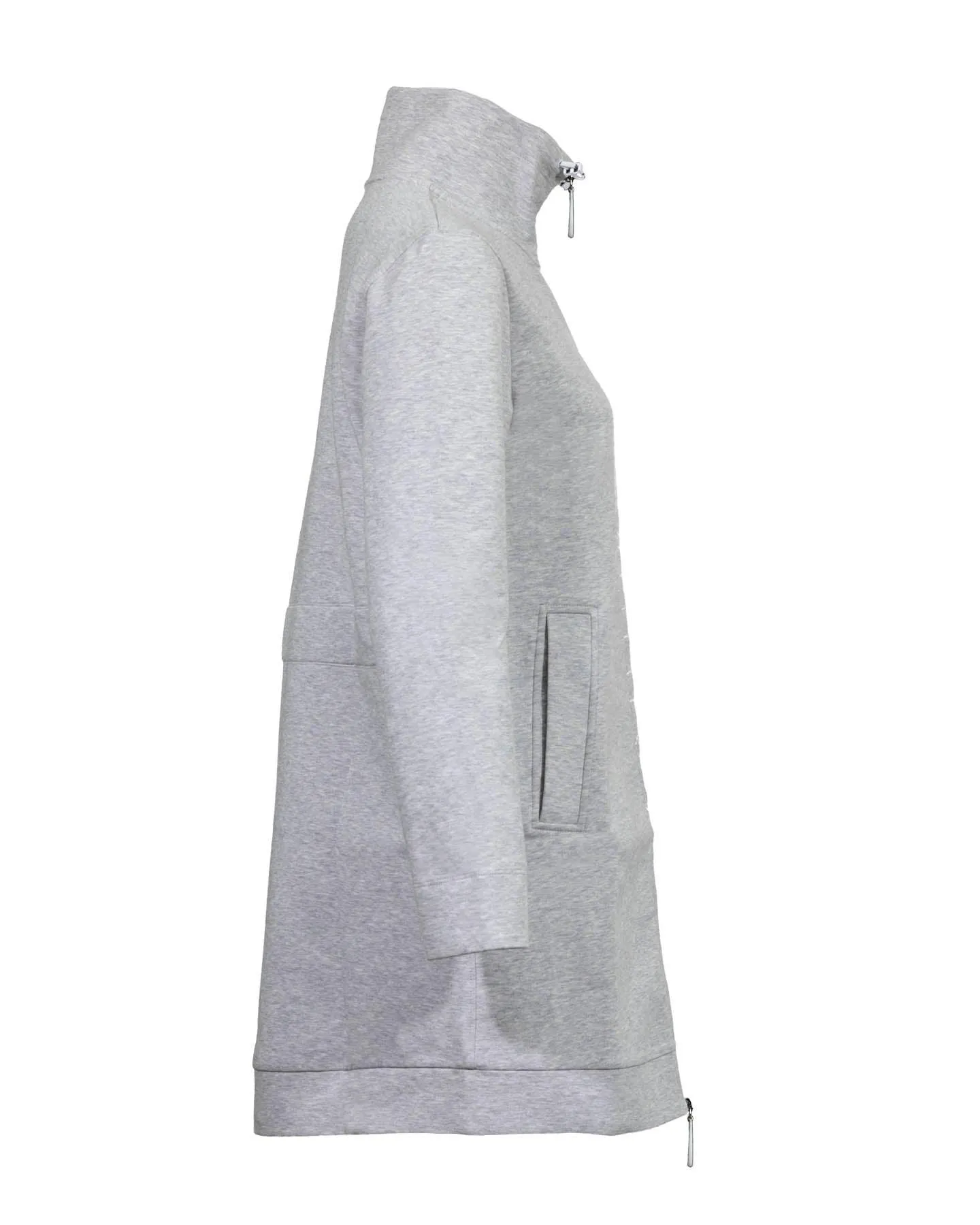 Terry Zip Long Jacket