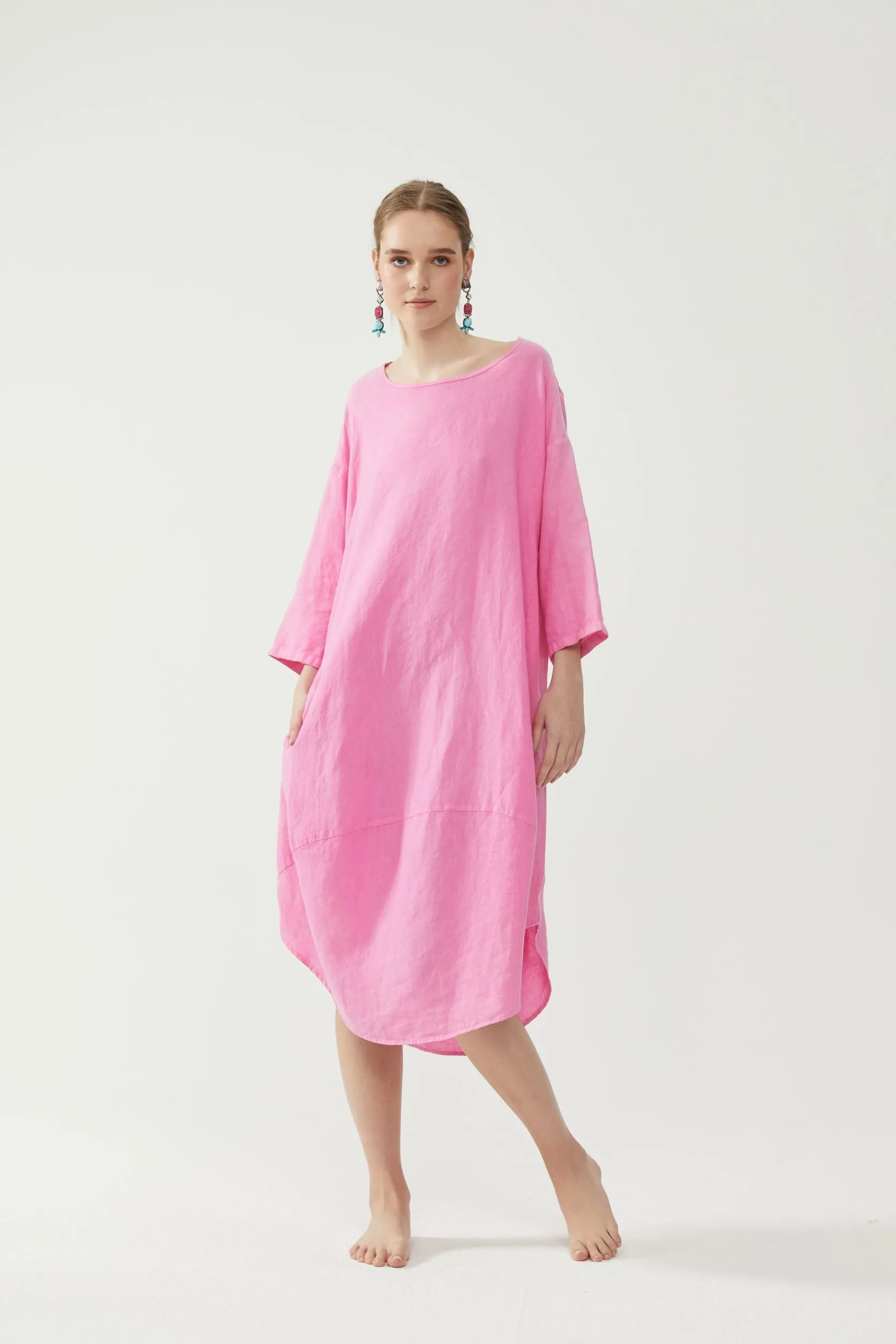 Tulip Dress Fuchsia