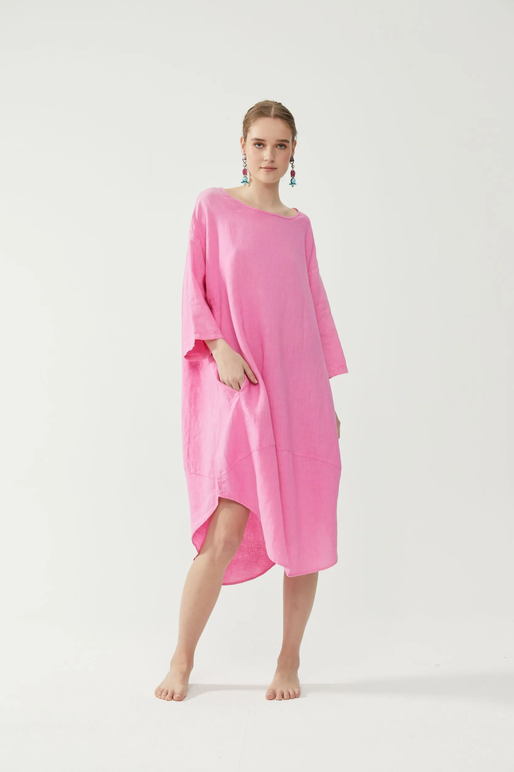 Tulip Dress Fuchsia