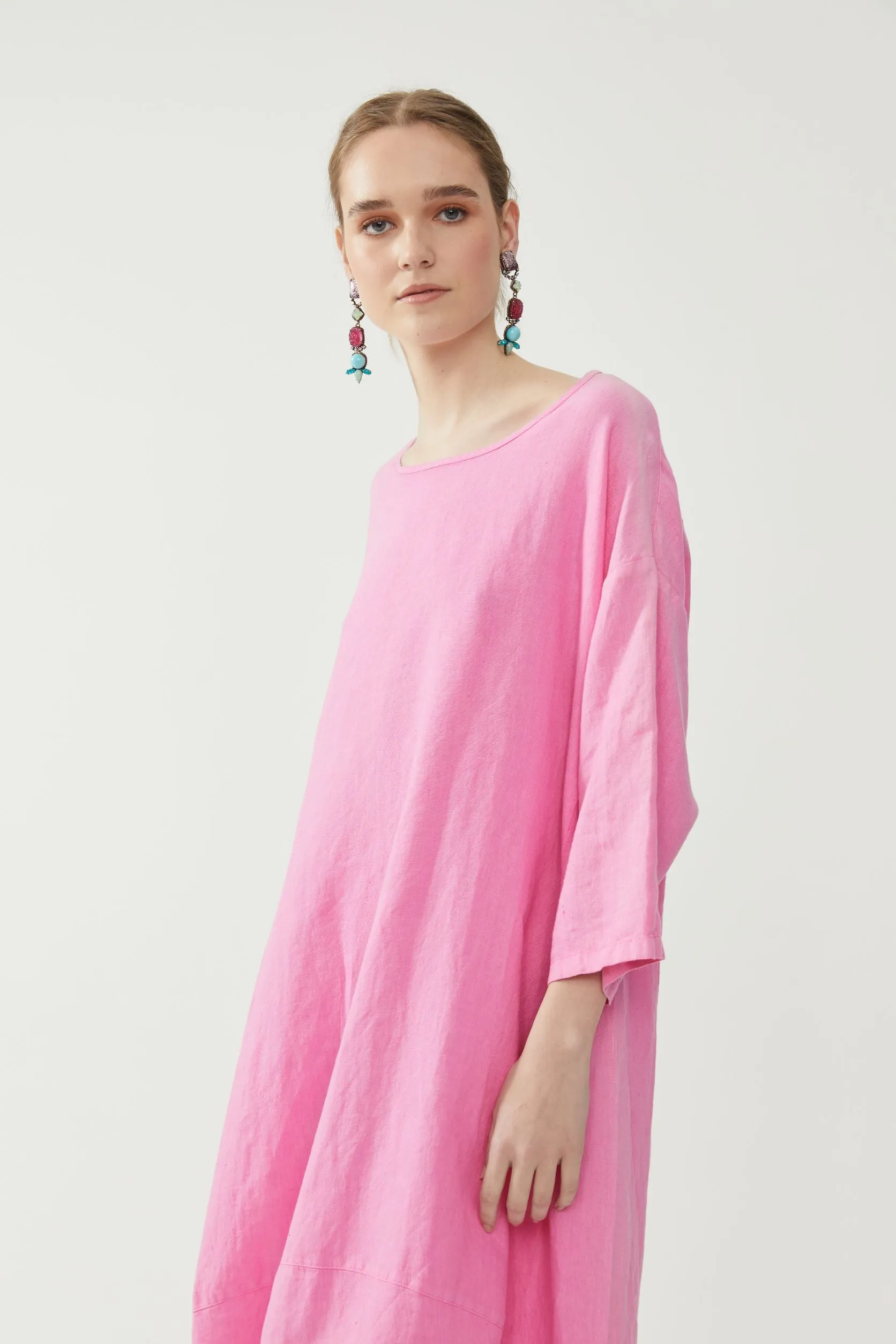 Tulip Dress Fuchsia