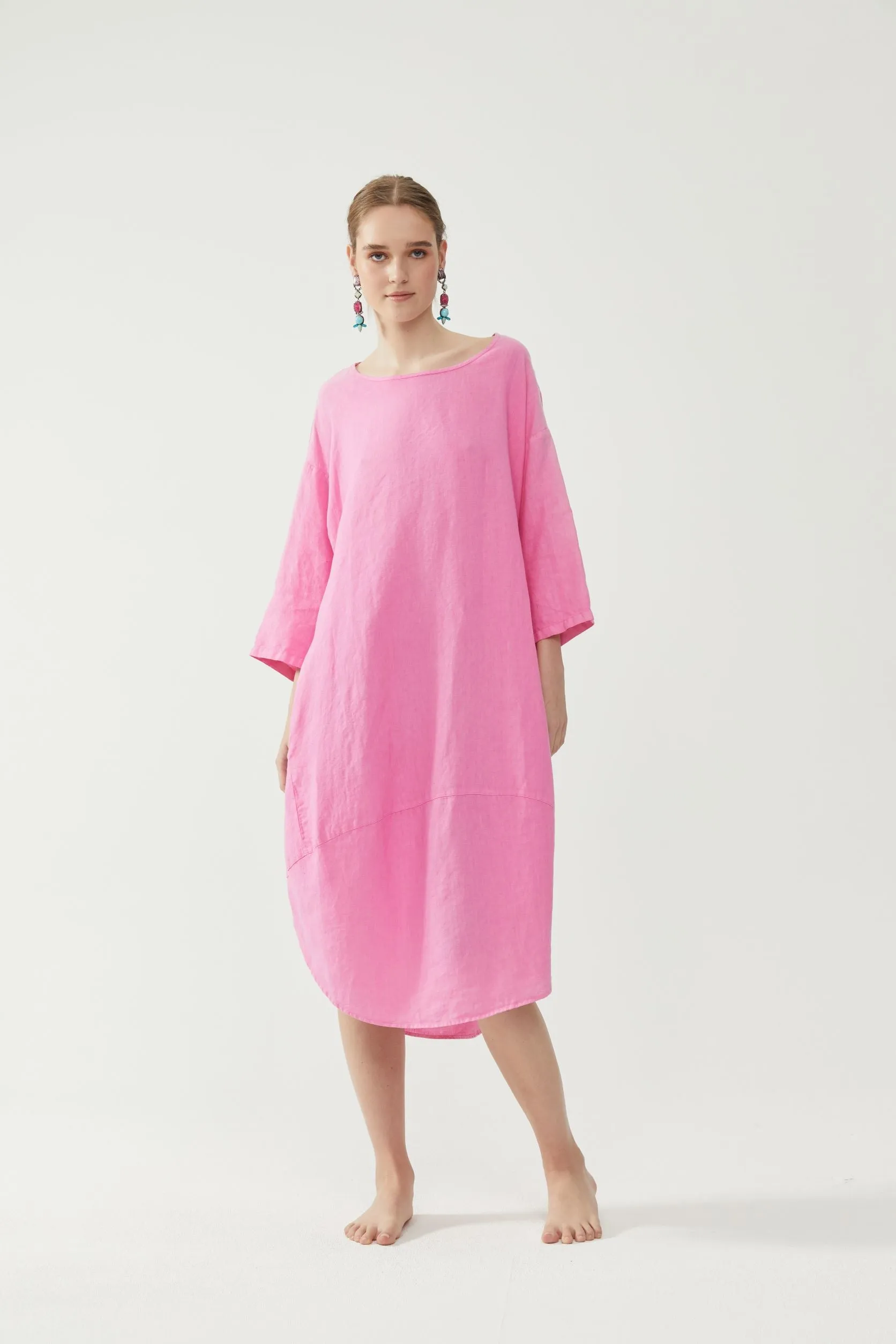 Tulip Dress Fuchsia