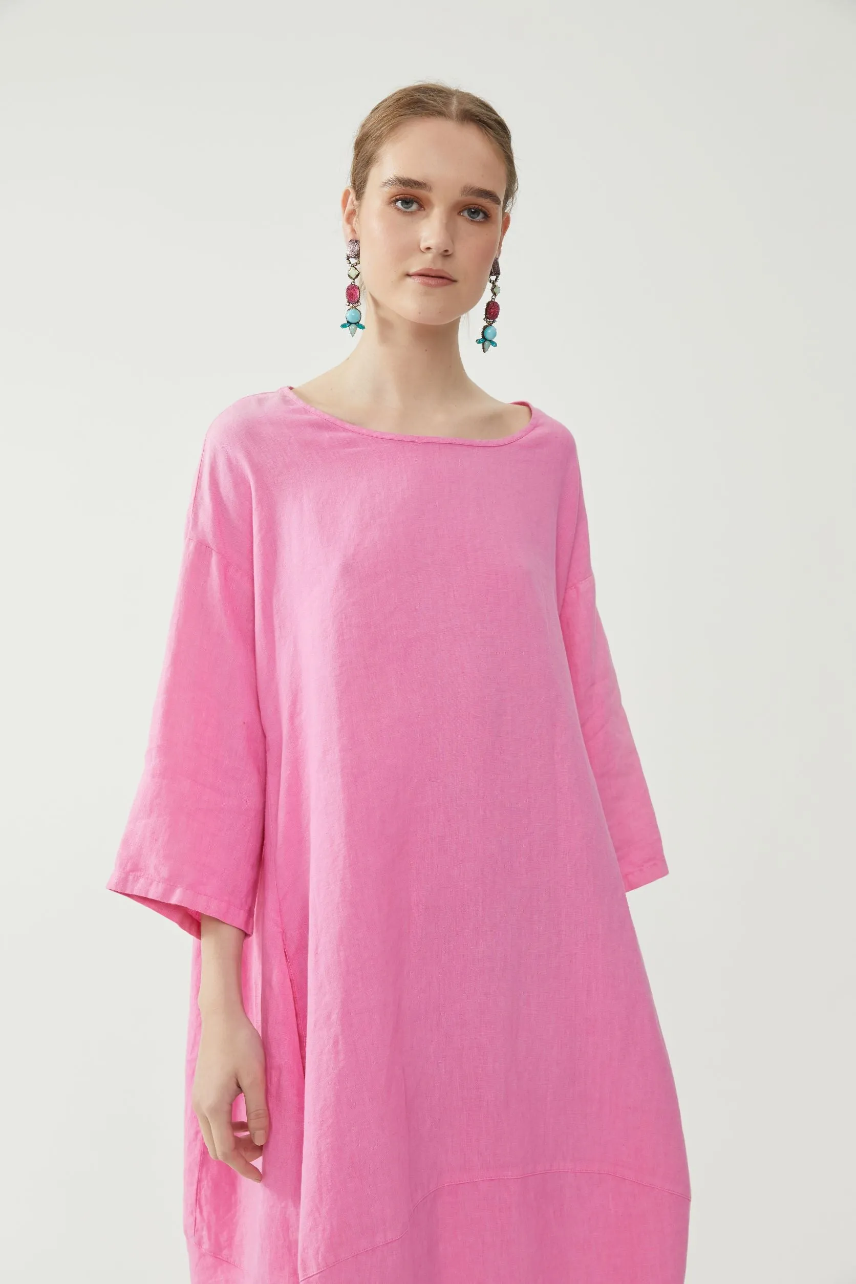Tulip Dress Fuchsia