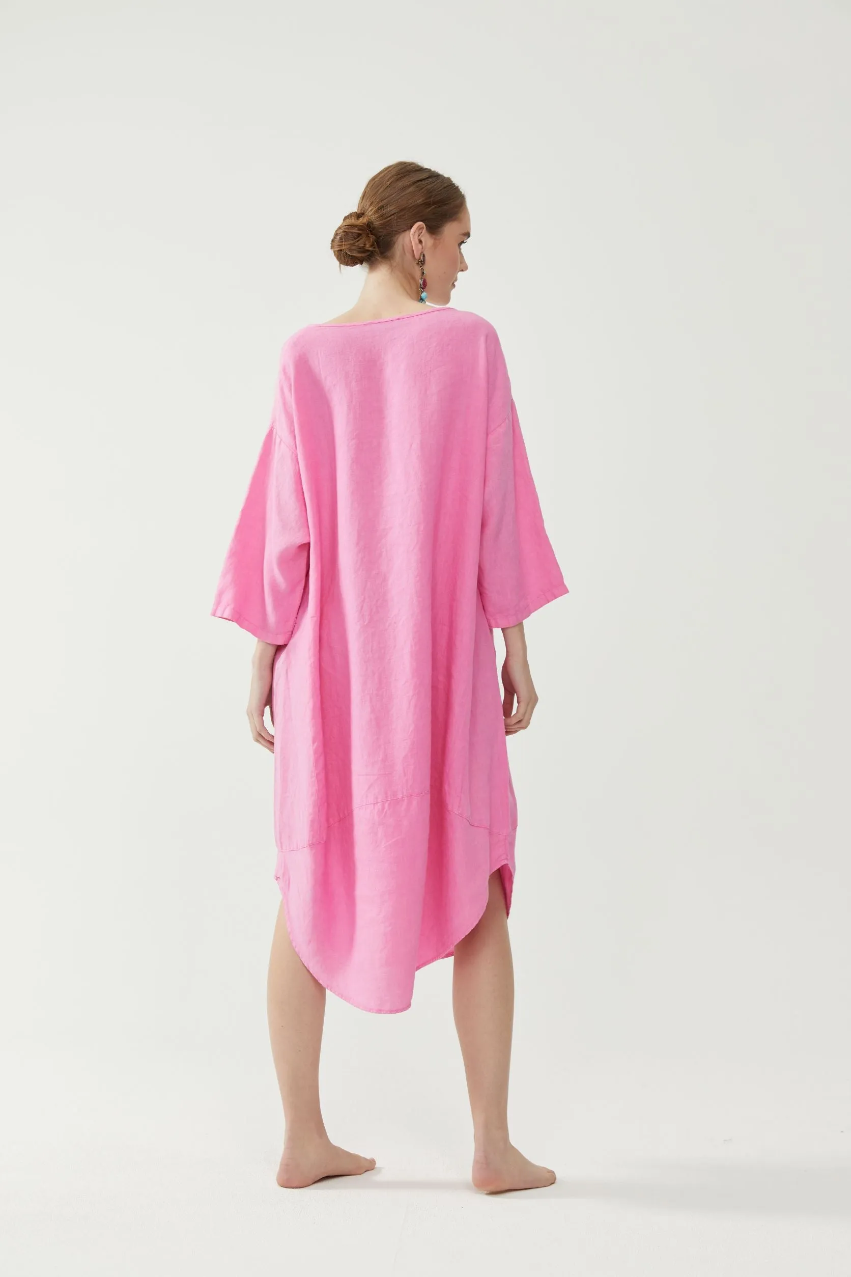 Tulip Dress Fuchsia
