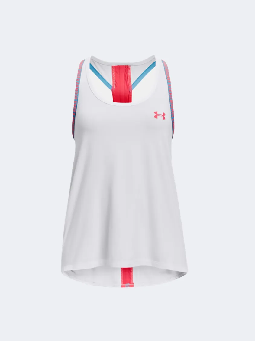 Under Armour Knockout Girls Training Tank White/Multi