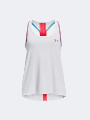 Under Armour Knockout Girls Training Tank White/Multi
