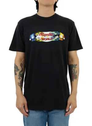 Water Nerm vs Flame Jerm Graphic Tee - Black
