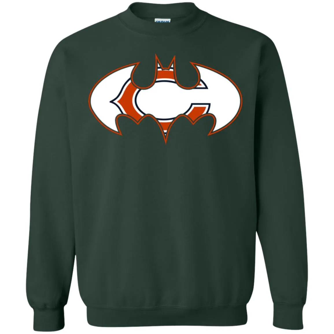 We Are The Chicago Bears Batman Nfl Mashup Crewneck Pullover Sweatshirt