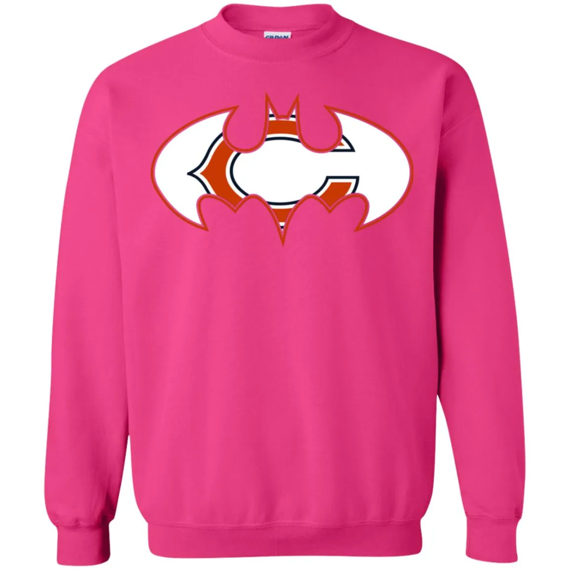 We Are The Chicago Bears Batman Nfl Mashup Crewneck Pullover Sweatshirt