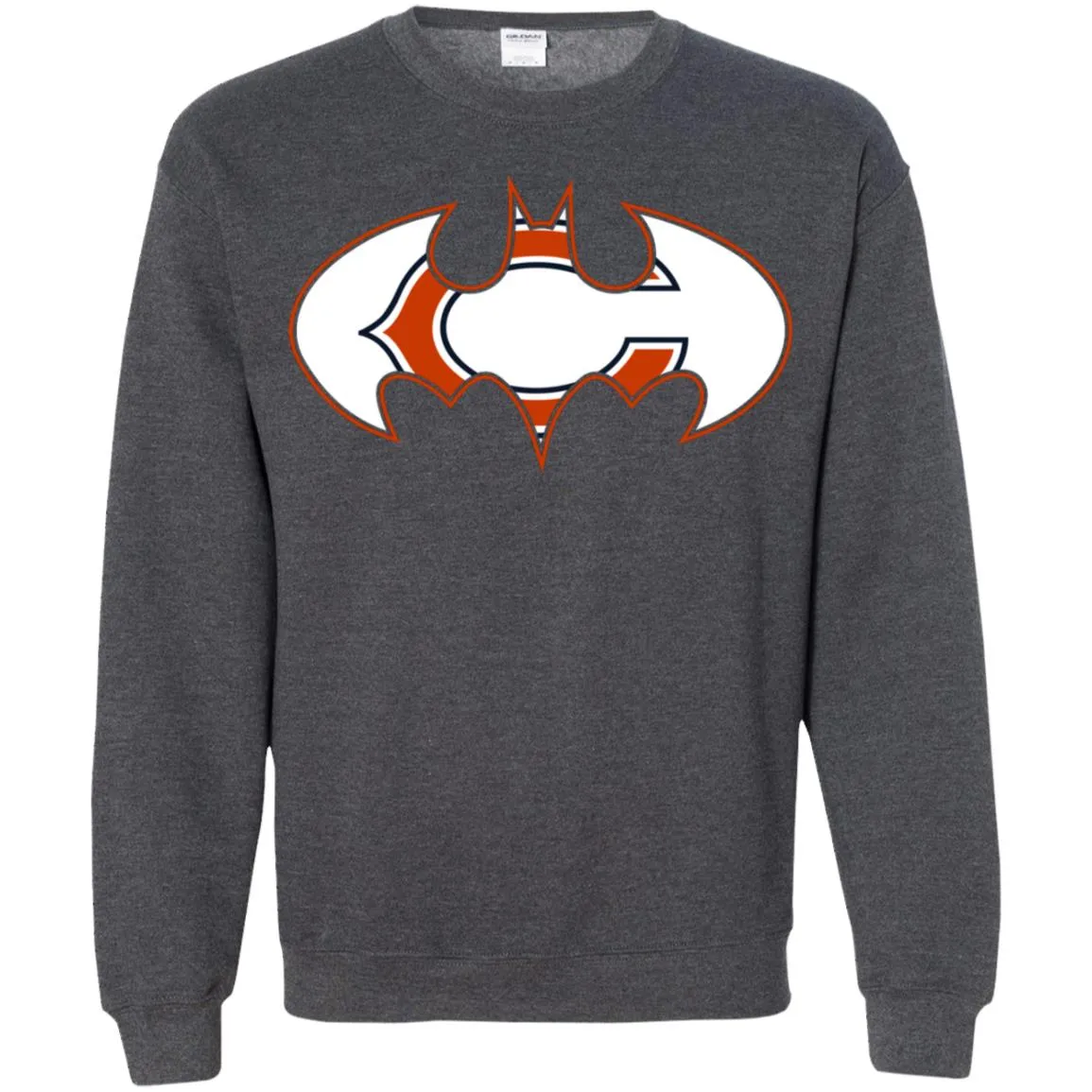 We Are The Chicago Bears Batman Nfl Mashup Crewneck Pullover Sweatshirt