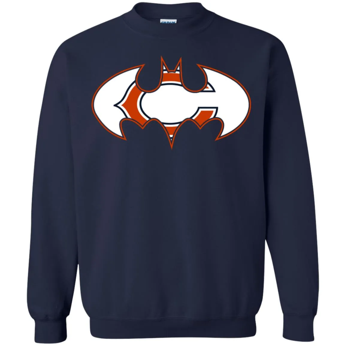 We Are The Chicago Bears Batman Nfl Mashup Crewneck Pullover Sweatshirt
