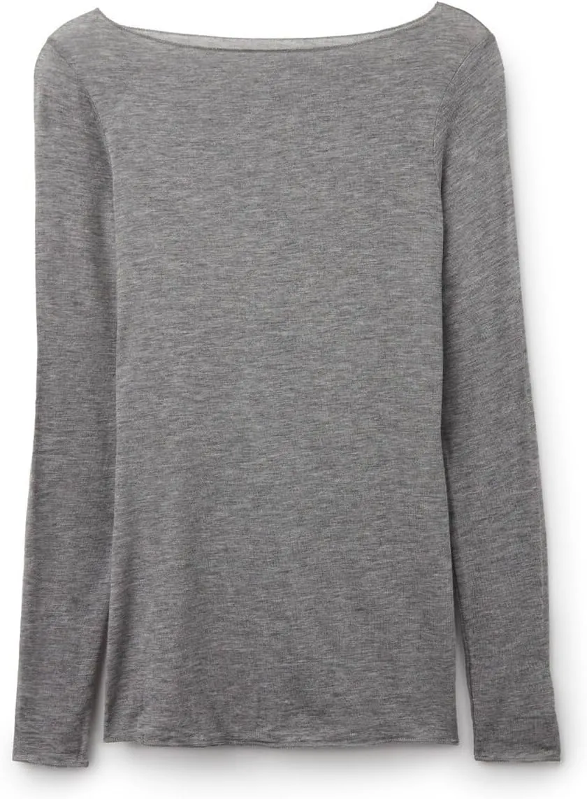 Woman's Boat Neck Modal Cashmere Ultralight Top